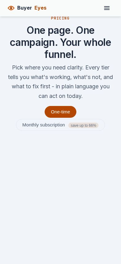 Buyer reaches the pricing while weighing the offer